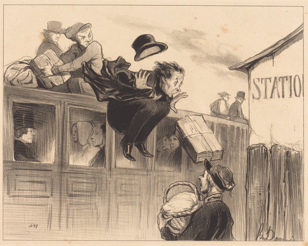 Trenta secondi di sosta da Honoré Daumier