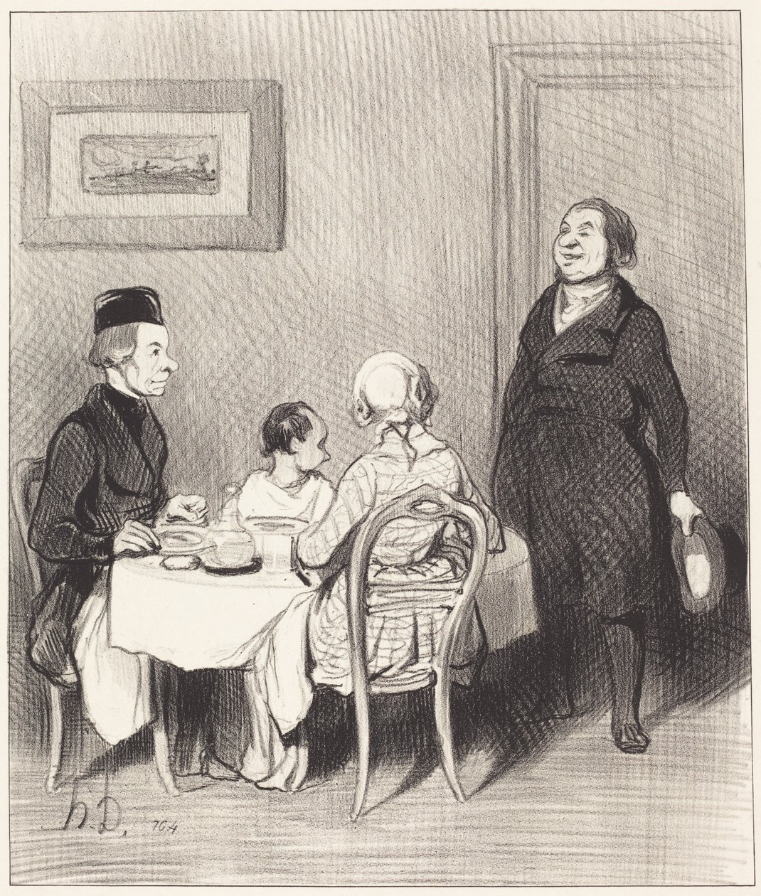 Un amico è un coccodrillo... da Honoré Daumier