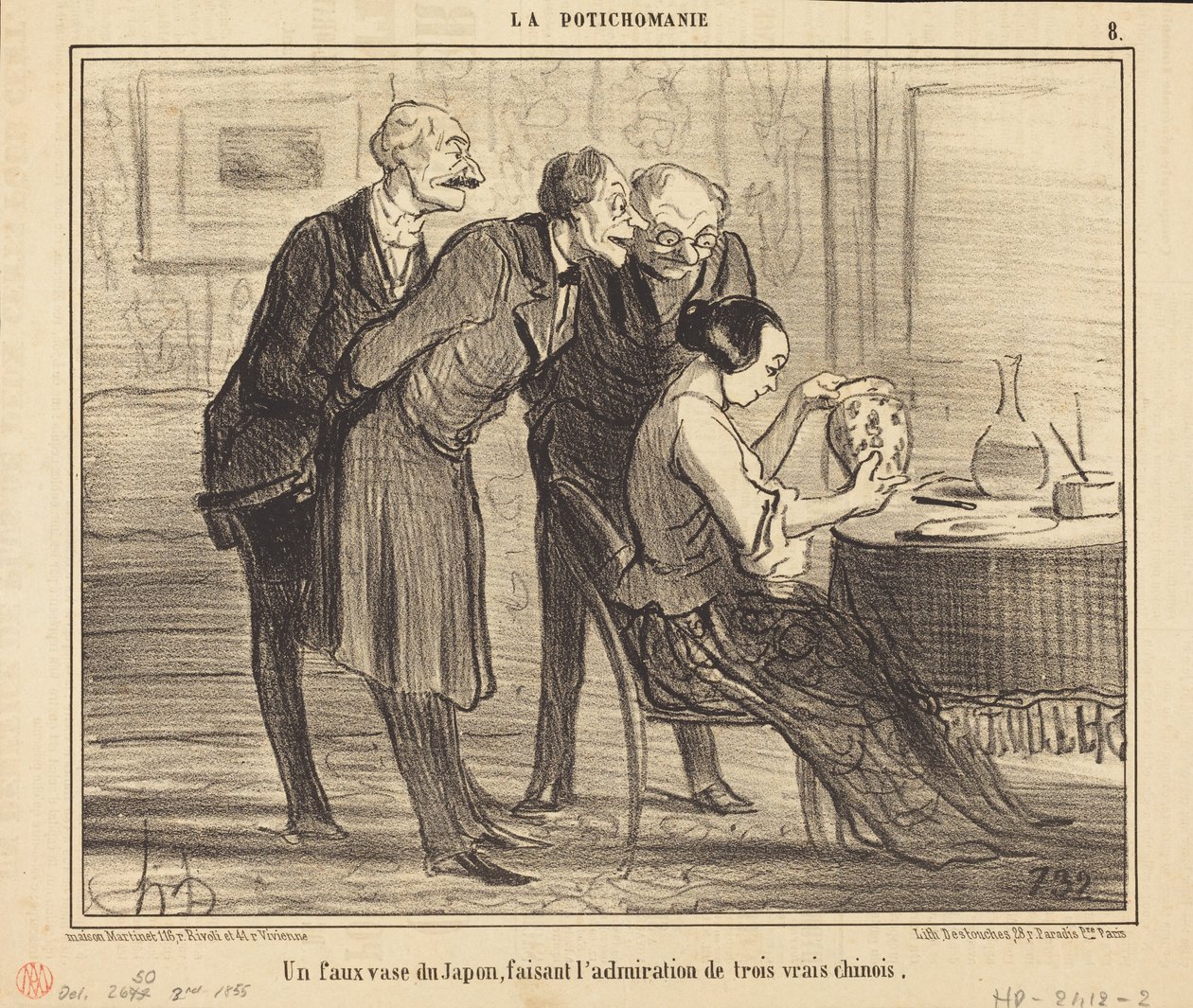 Un falso vaso giapponese che sembra... da Honoré Daumier