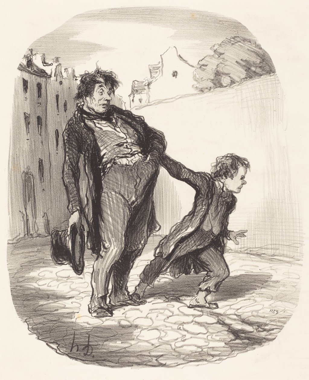 Un figlio modello da Honoré Daumier