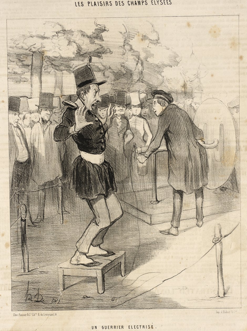Un guerriero elettrizzato da Honoré Daumier