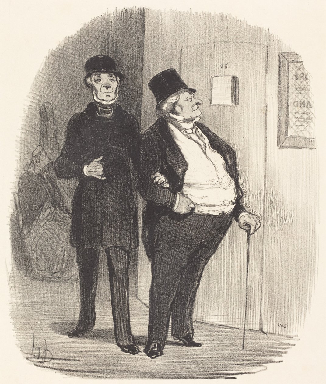 Una serata in onore di una rappresentazione di beneficenza... da Honoré Daumier