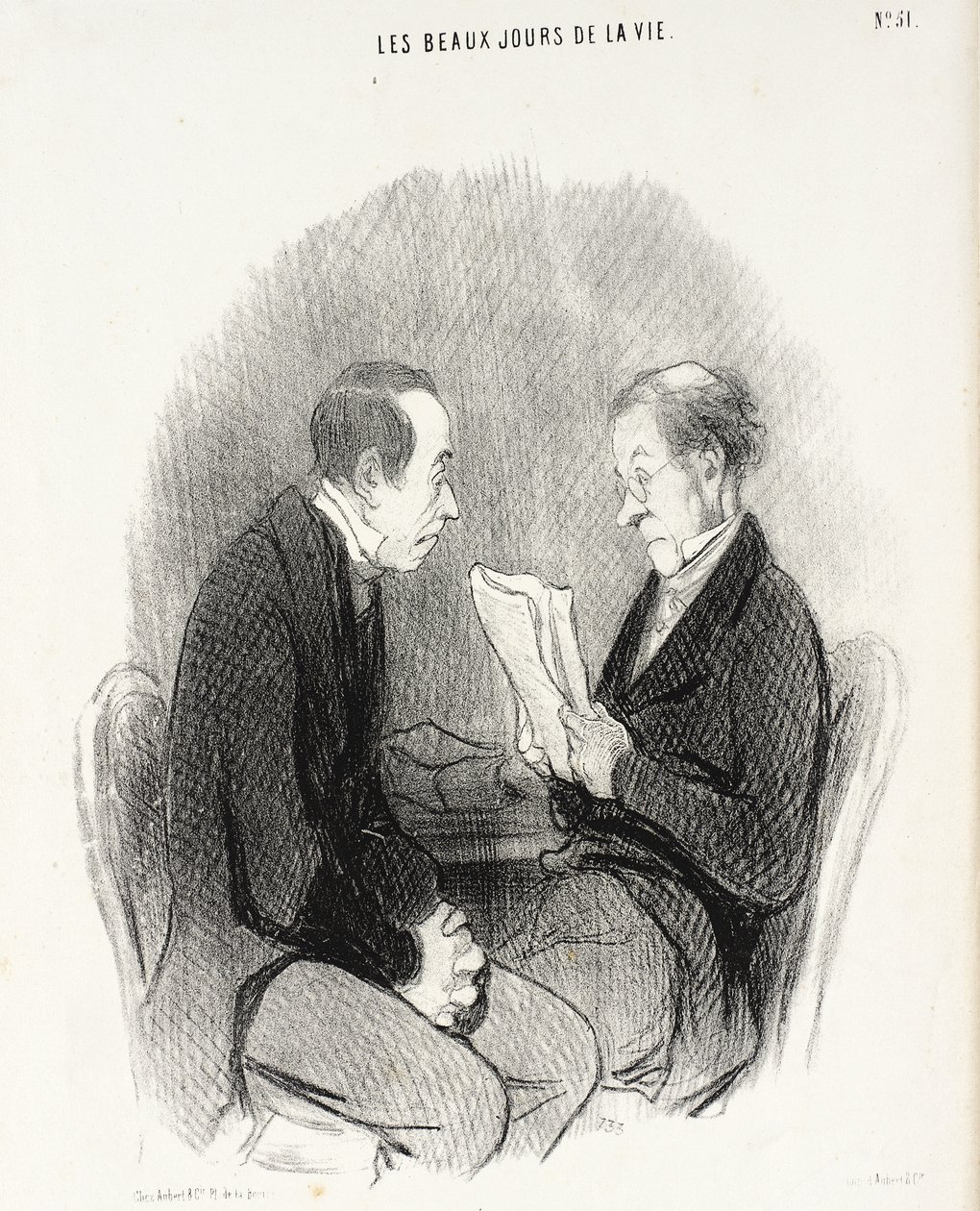 Un manoscritto di Léger da Honoré Daumier