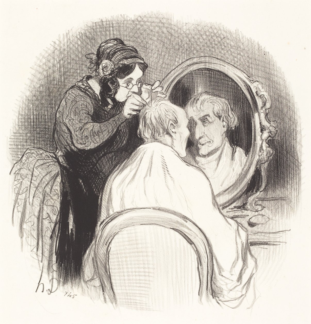 Un signore ringiovanito troppo da Honoré Daumier