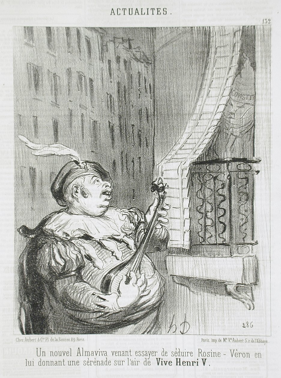 Un nuovo Almaviva... da Honoré Daumier