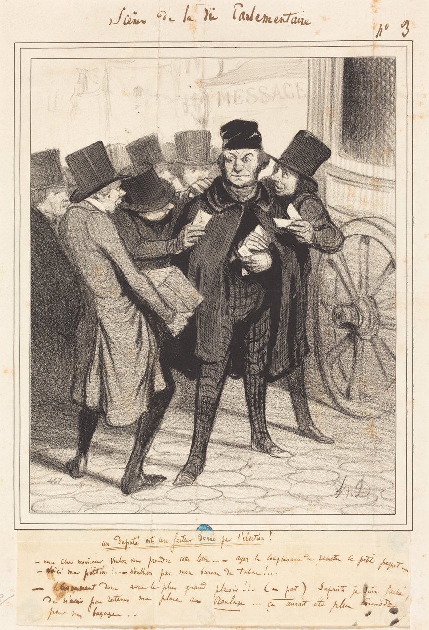 Un viaggio di piacere a Parigi da Honoré Daumier