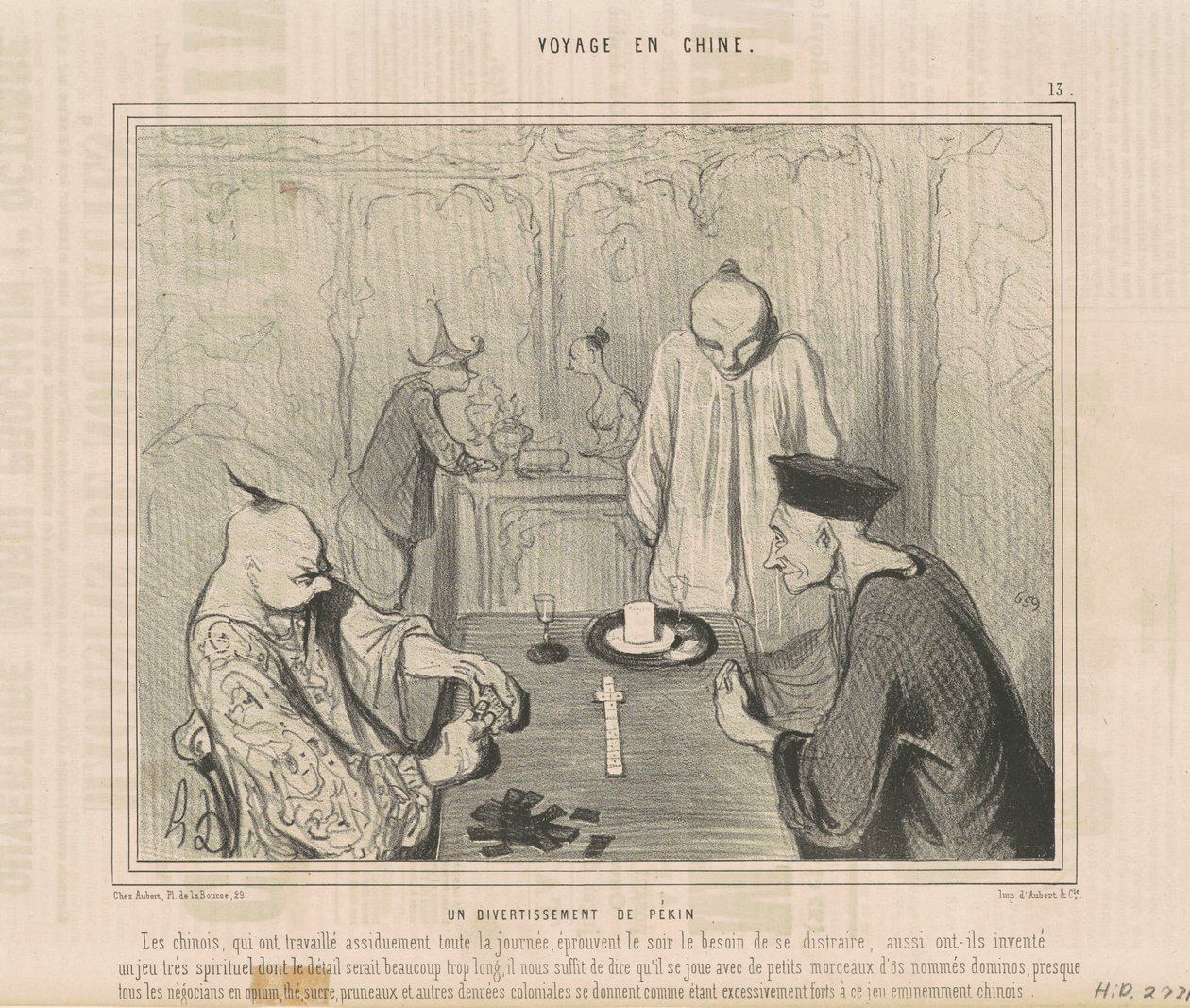 Un Divertimento di Pechino da Honoré Daumier