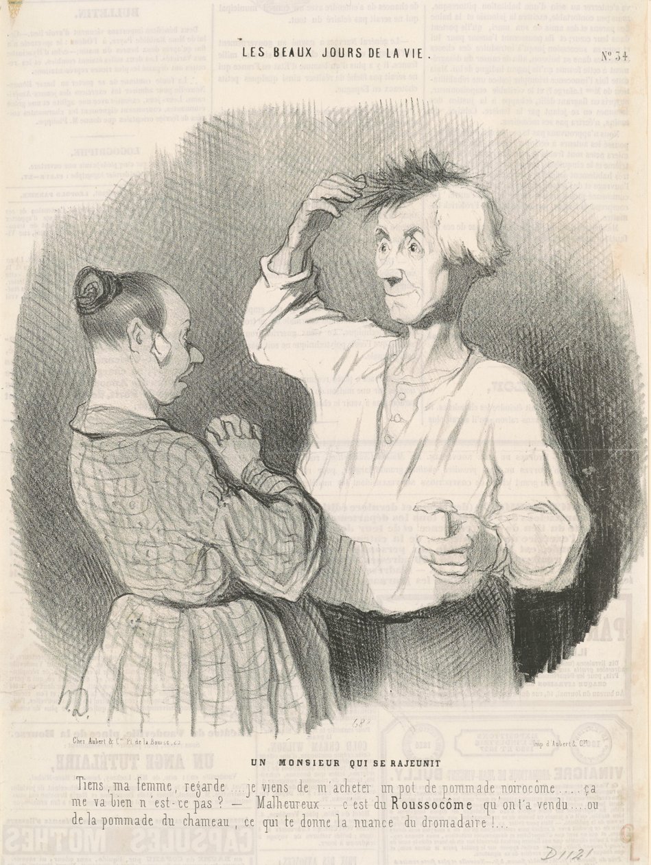 Un signore che sembra sempre più giovane da Honoré Daumier