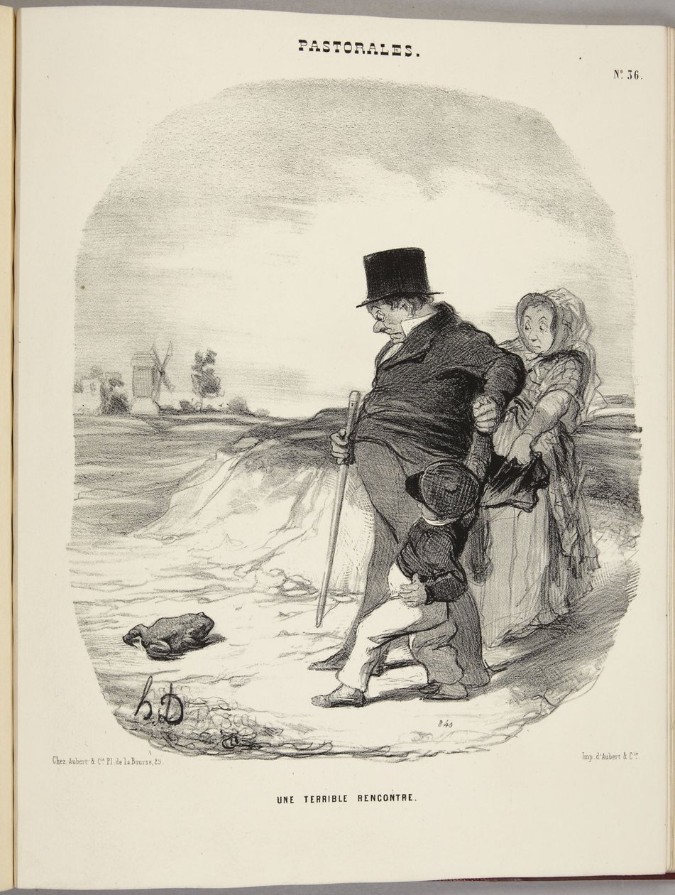 Un incontro terribile da Honoré Daumier
