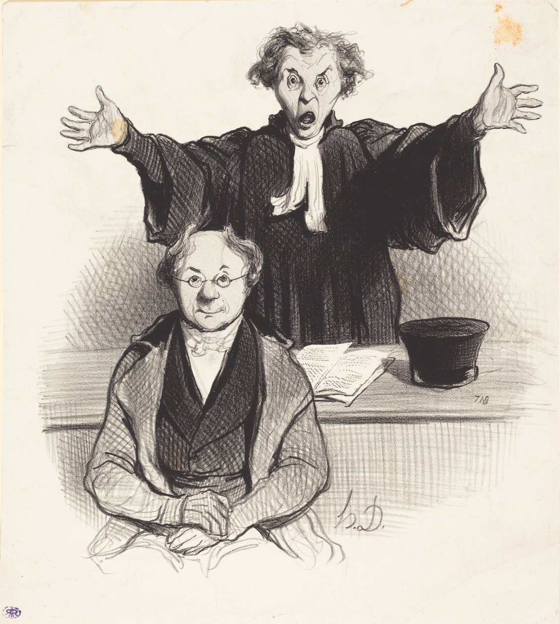 Una richiesta di separazione da Honoré Daumier