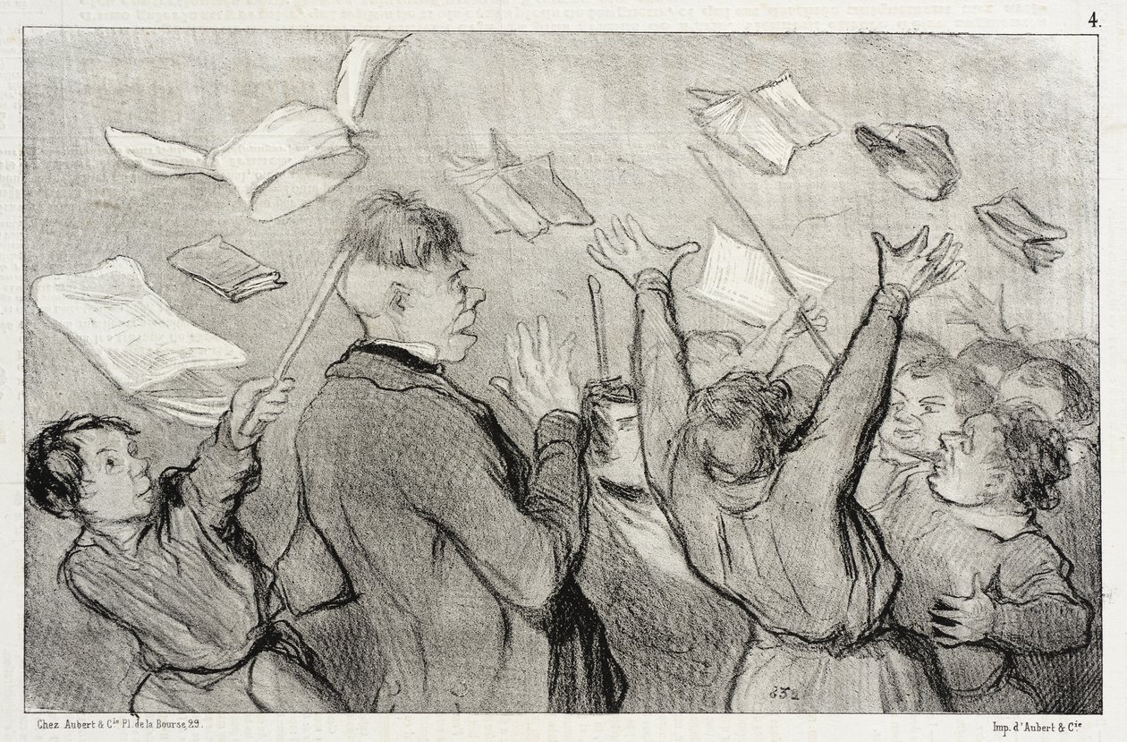 Una rivolta da Honoré Daumier