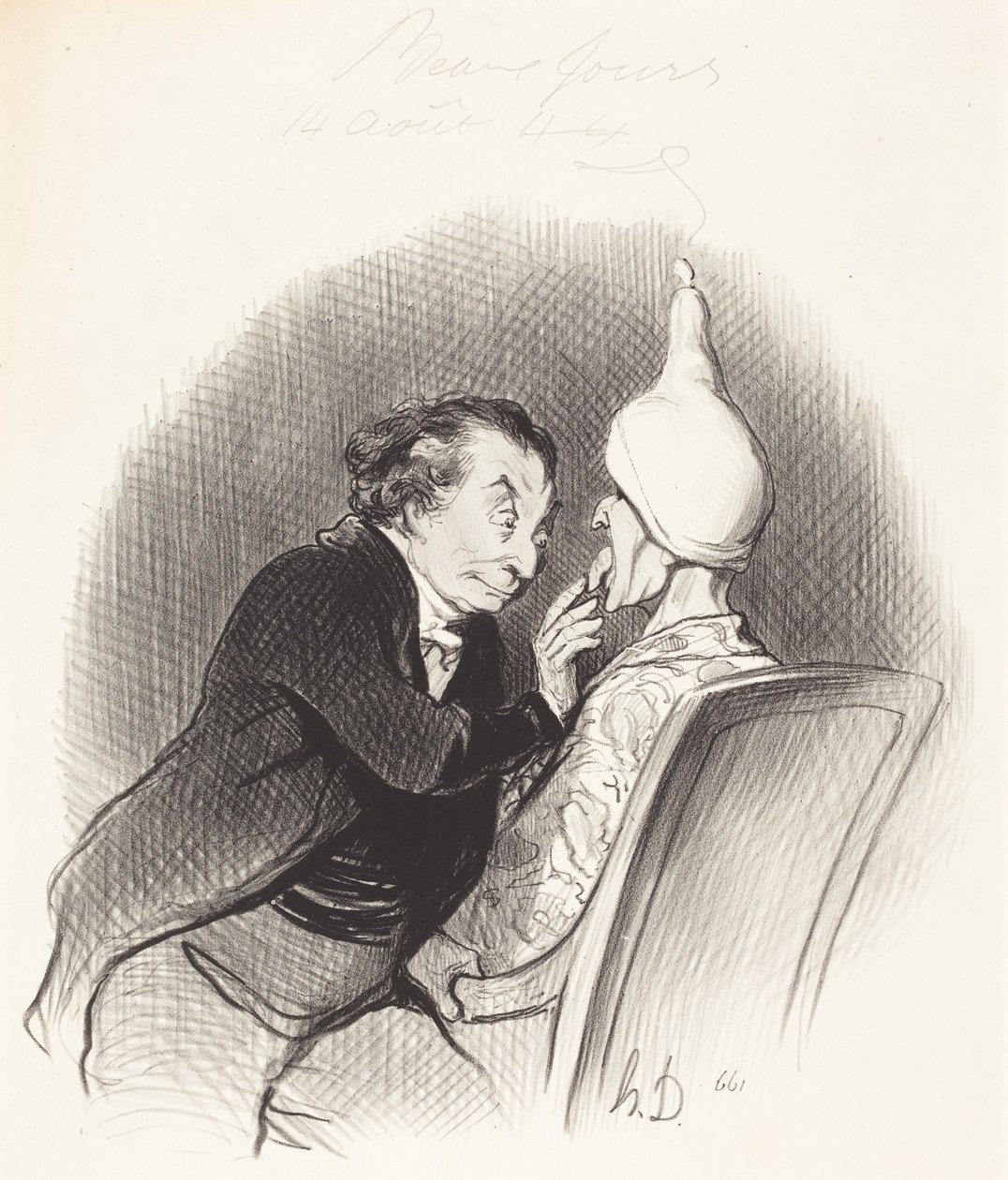 Una felice scoperta da Honoré Daumier
