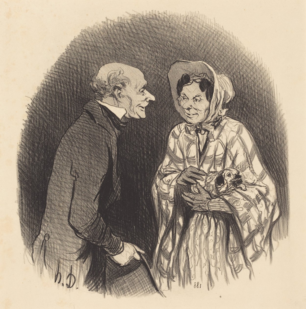 Una nuova conoscenza da Honoré Daumier