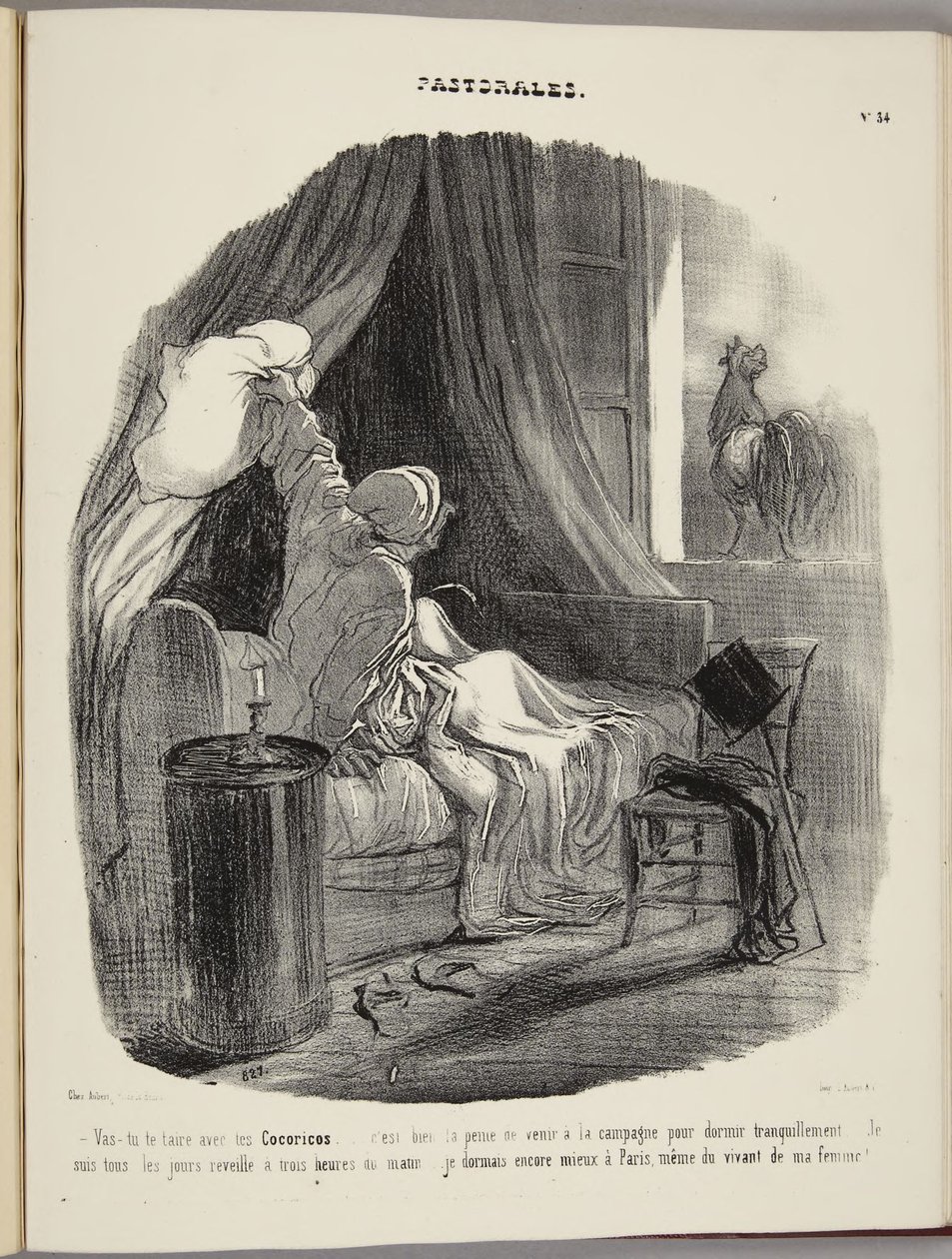 Vuoi tacere con i tuoi chicchirichì... da Honoré Daumier