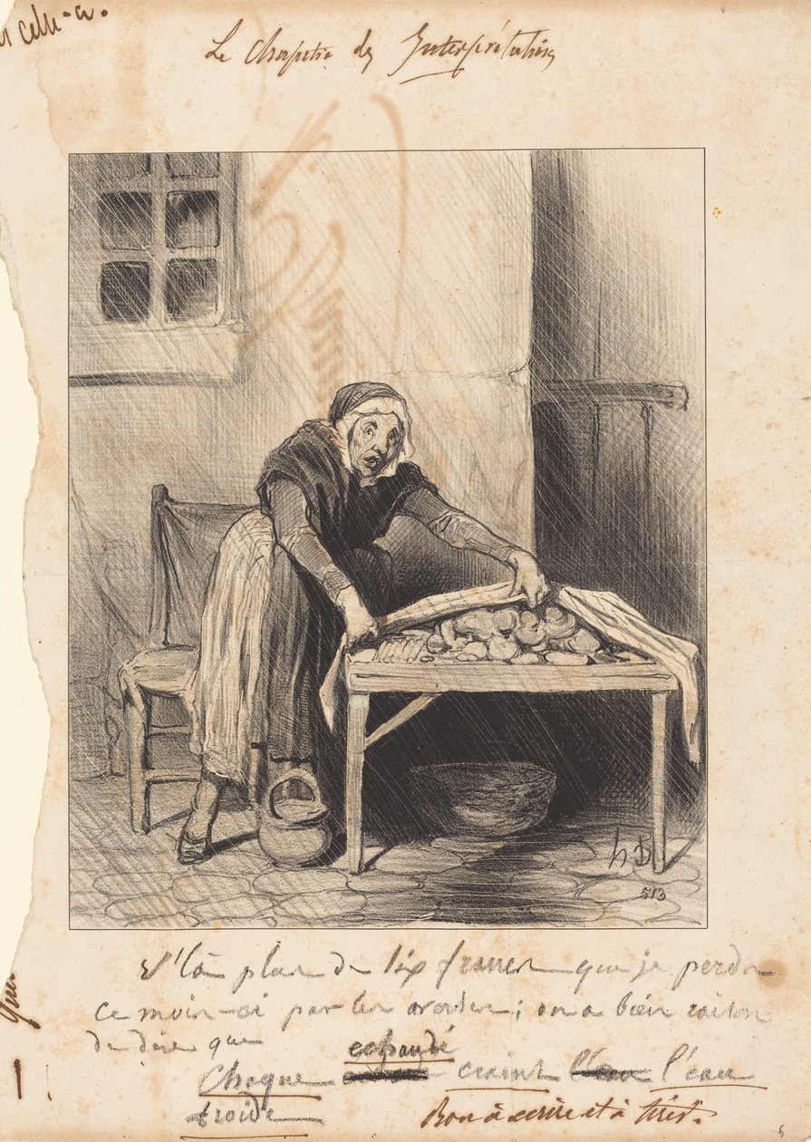 Ci sono più di sei franchi che perdo... da Honoré Daumier