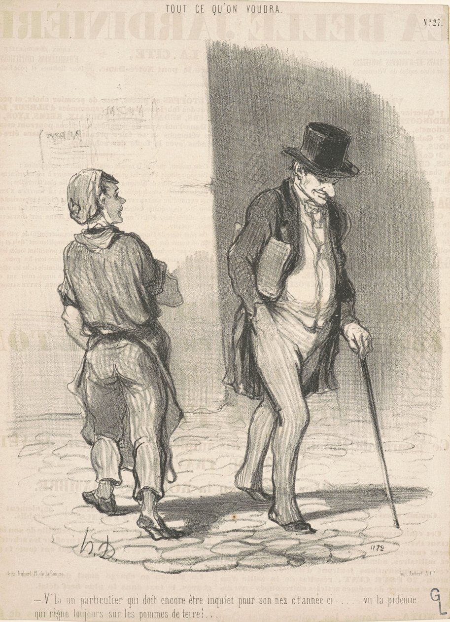 Ecco un particolare che deve essere inquieto da Honoré Daumier