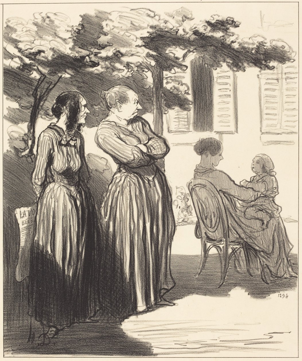 Ecco una donna che, in quel momento solenne... da Honoré Daumier