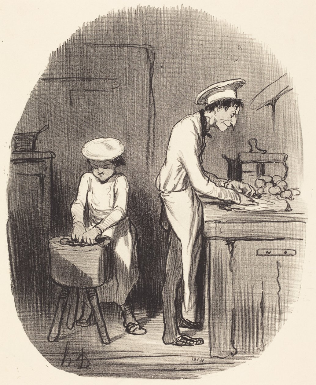 Vedi, piccolo, ti sbagli... da Honoré Daumier