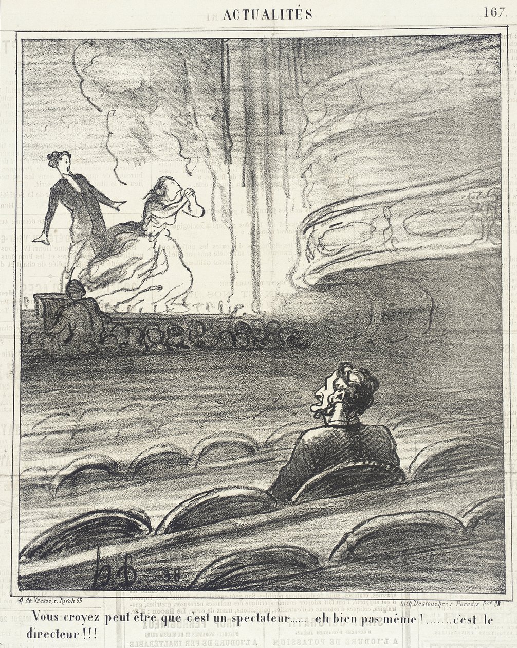 Credete... che sia uno spettatore... da Honoré Daumier
