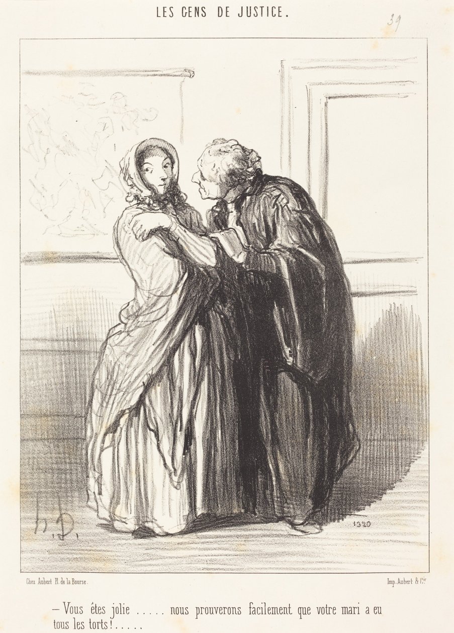 Siete carina... da Honoré Daumier