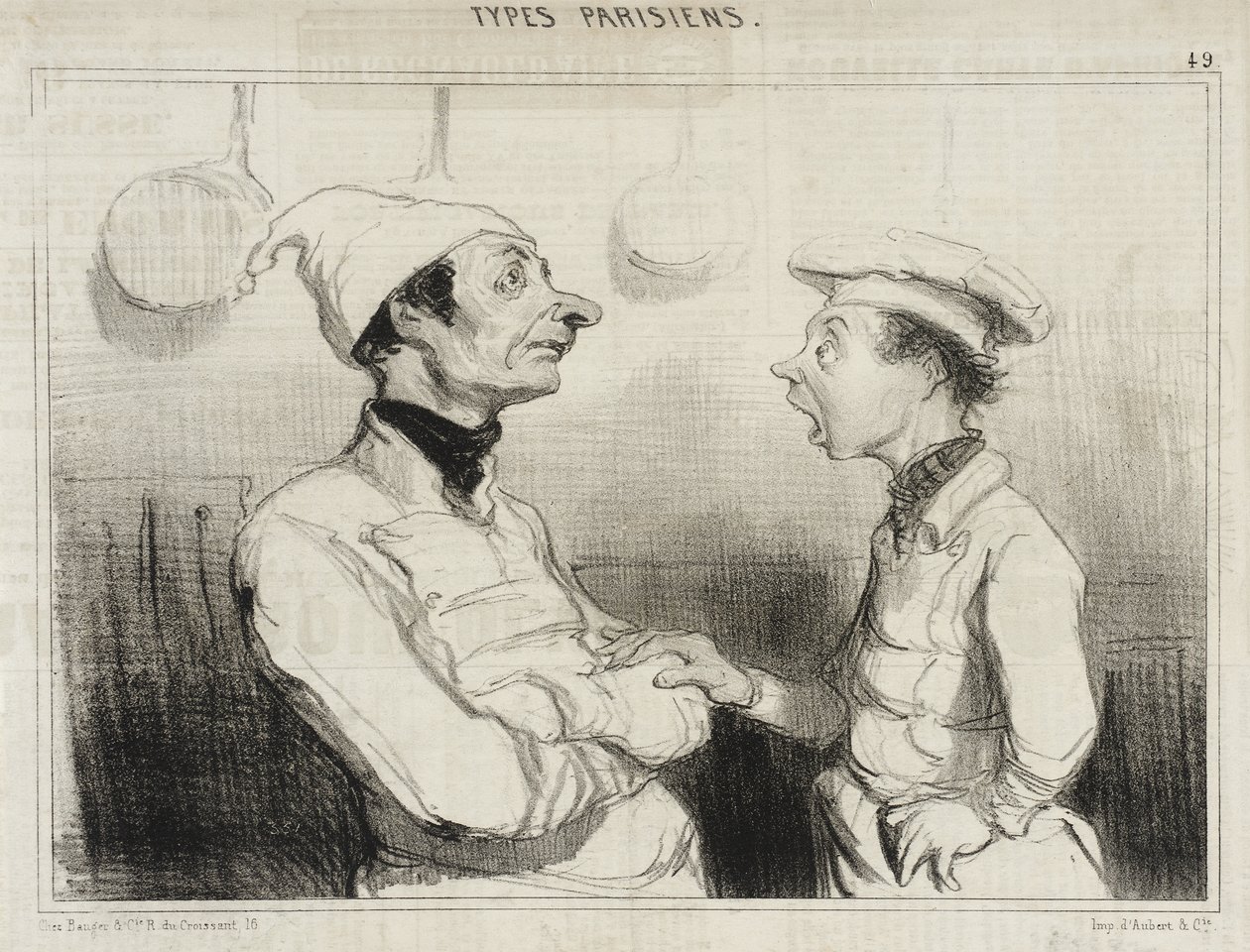 Sapete bene quale spugna dicevate... da Honoré Daumier