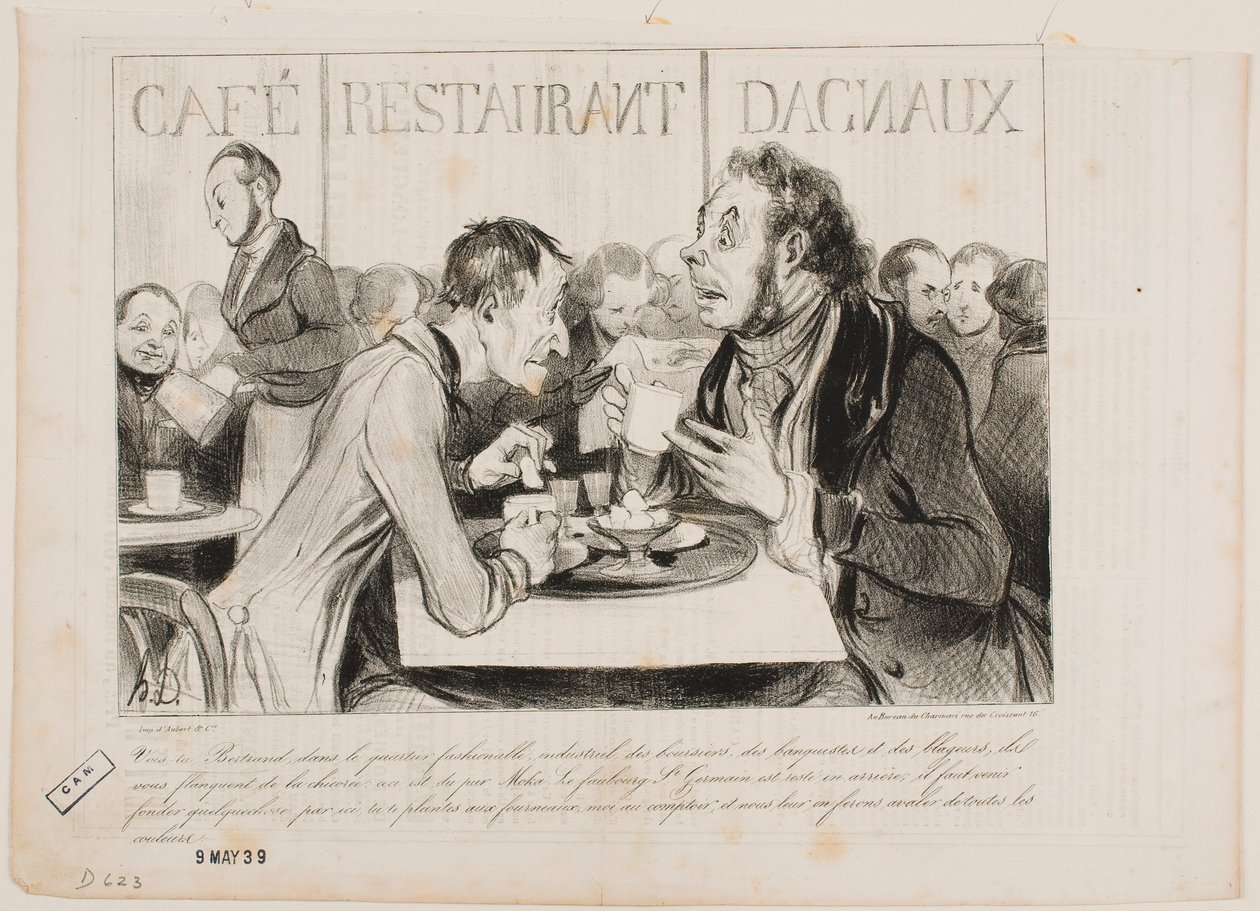 Vedi, Bertrand, in questo quartiere alla moda degli industriali... da Honoré Daumier