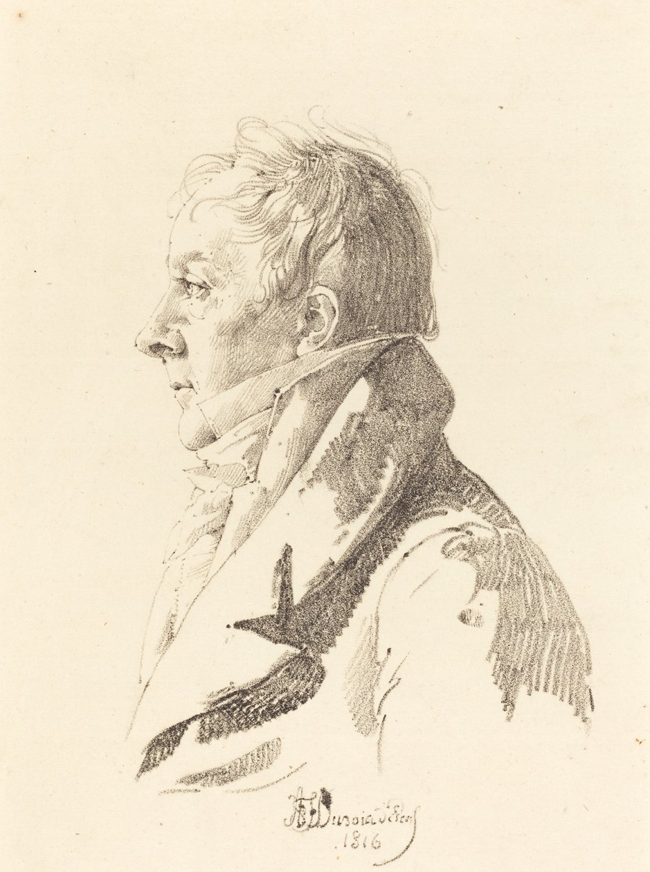 Ritratto di un uomo da Honore Jean Dubois Duperray