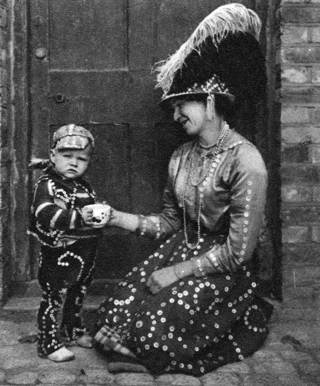 Regina e Principe dei Pearly, Londra, 1926-1927 da Hoppe
