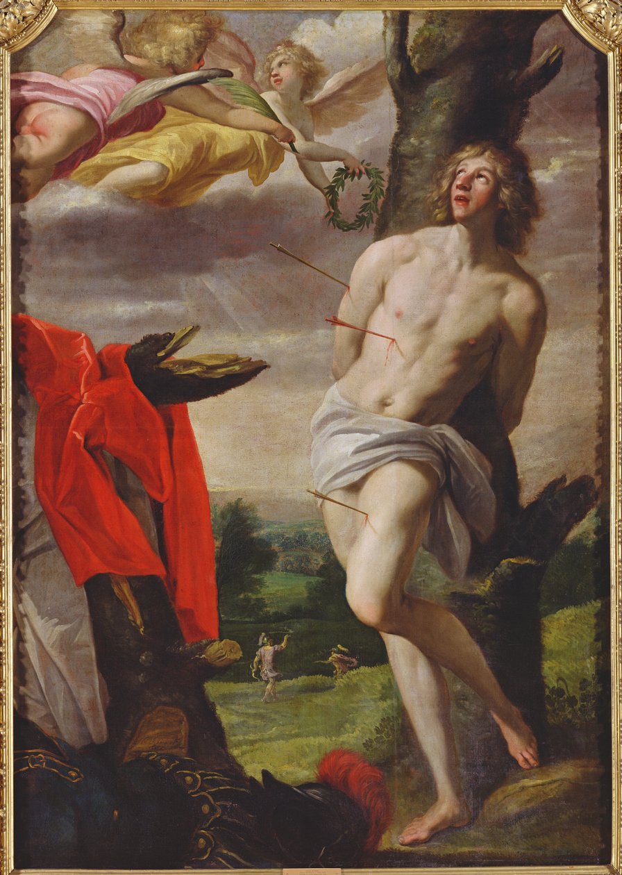 Il martirio di San Sebastiano, 1624 da Horace Leblanc