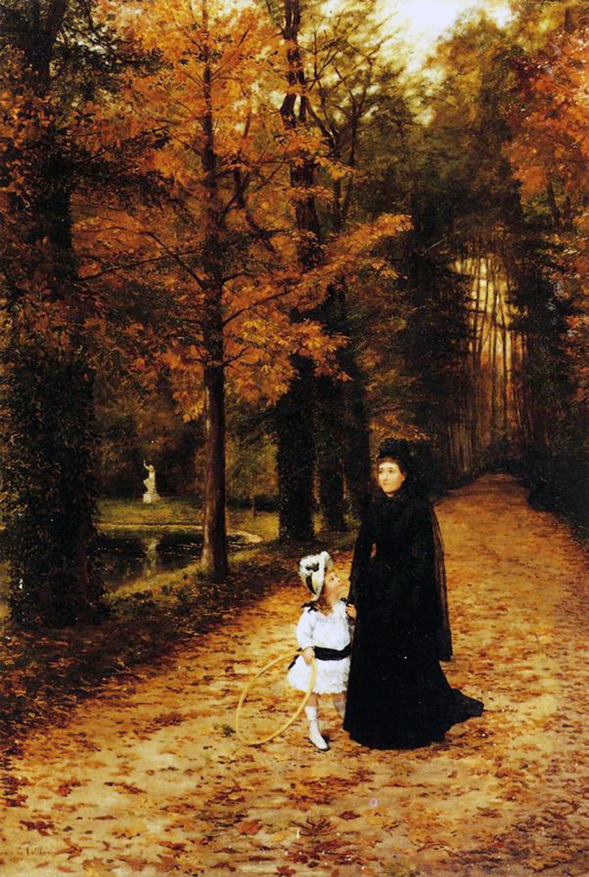 La Passeggiata delle Vedove, 1887 da Horace de Callias