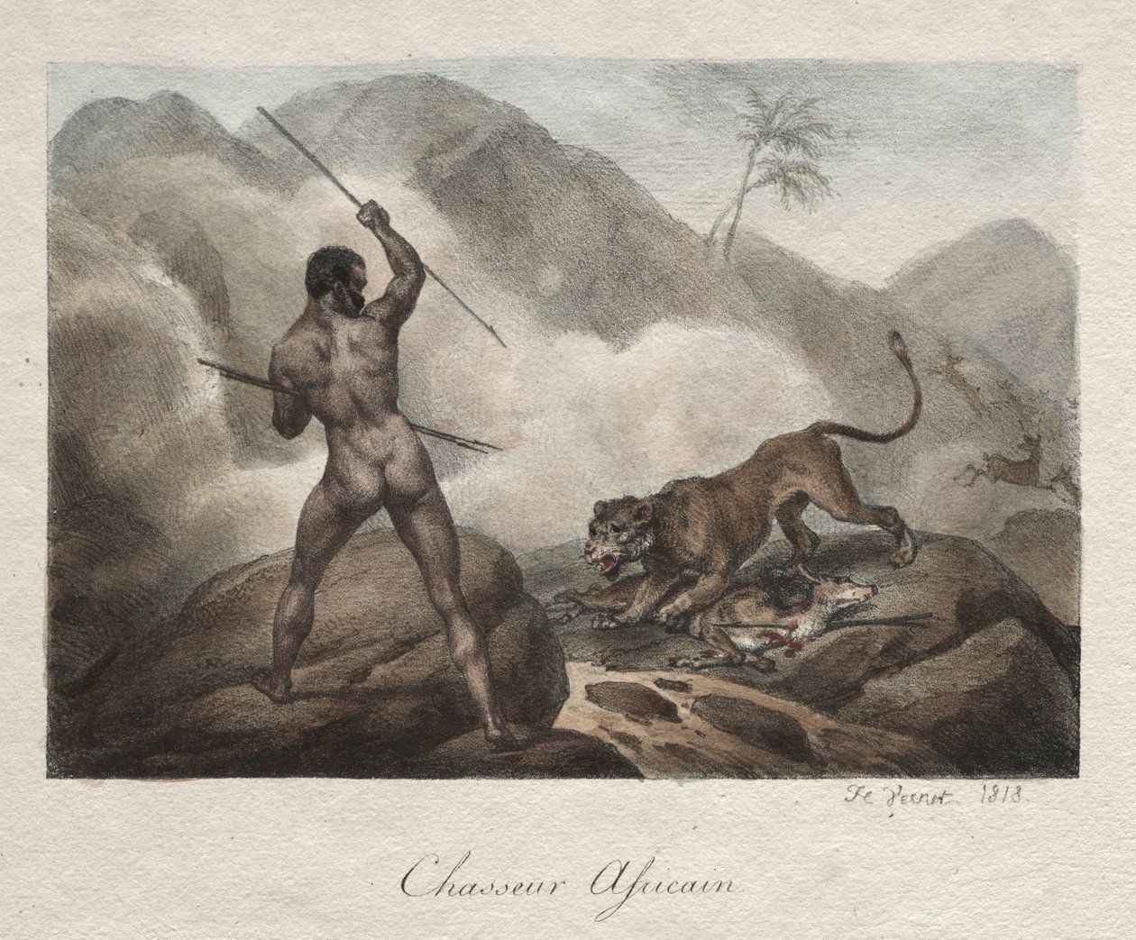 Cacciatore africano da Horace Vernet