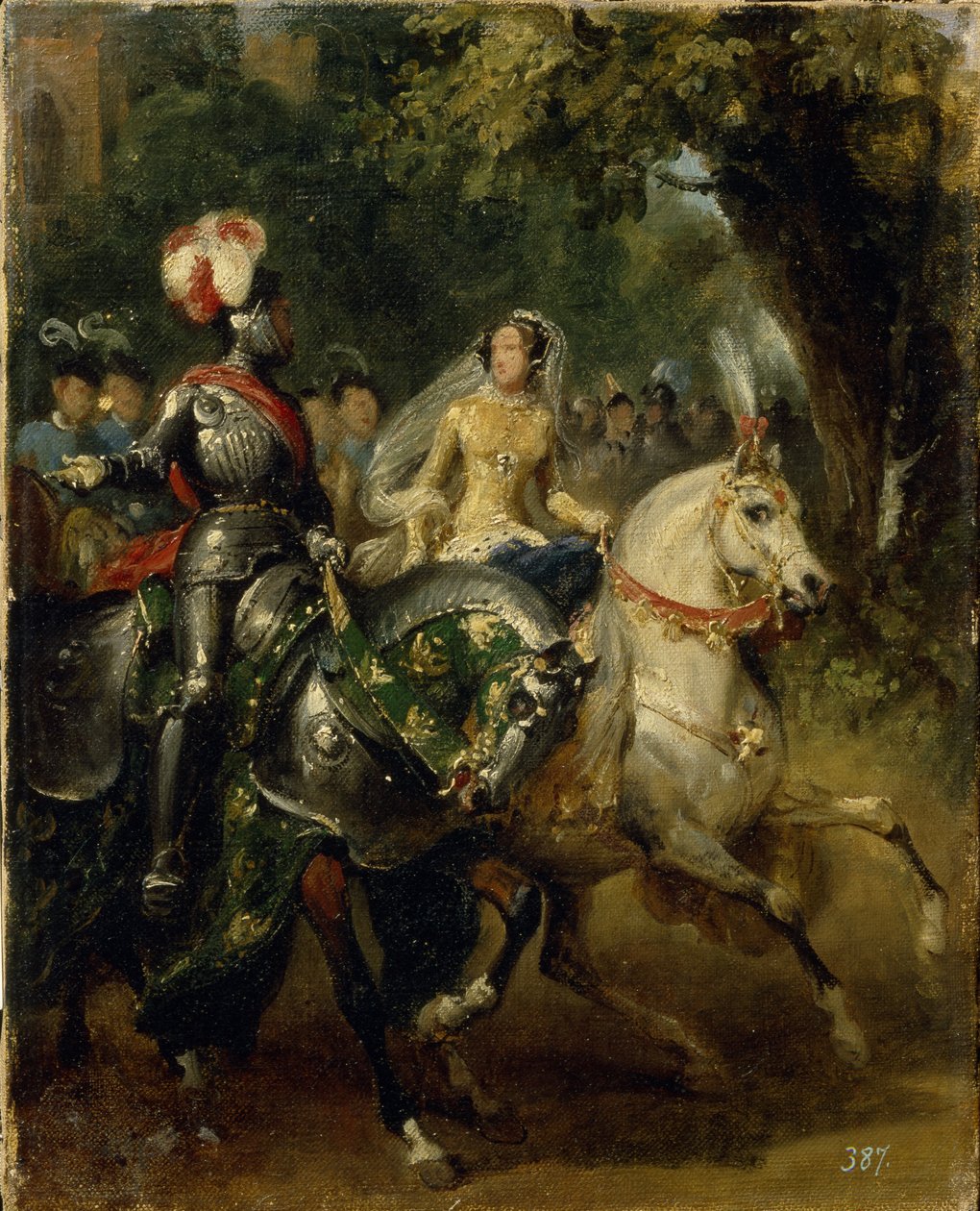 Cavalcata, ca 1842 da Emile Jean Horace Vernet