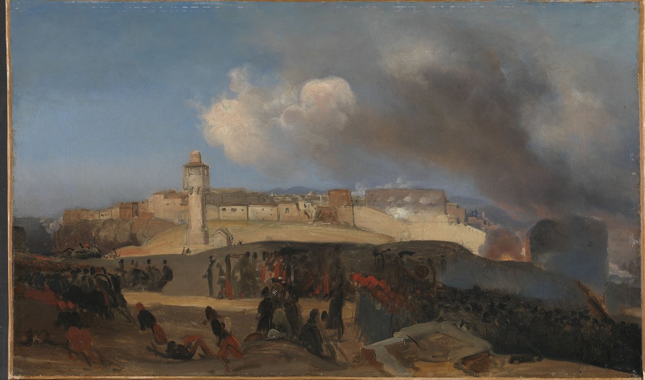 Il secondo attacco a Constantine, 13 ottobre 1837 da Horace Vernet