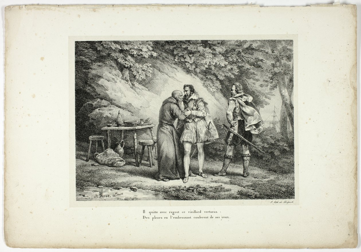 Lascia questo vecchio virtuoso con rammarico... da Horace Vernet