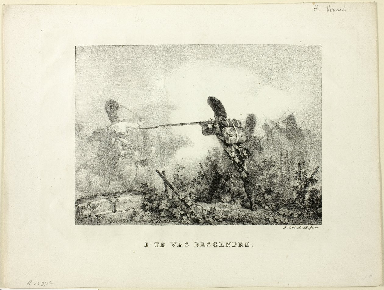 Je te vas descendre da Emile Jean Horace Vernet