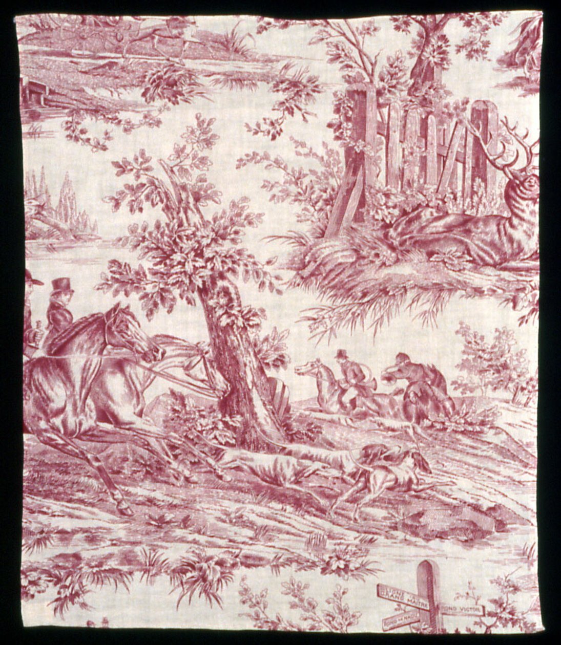 La Route de Jouy (La strada per Jouy) (Tessuto d