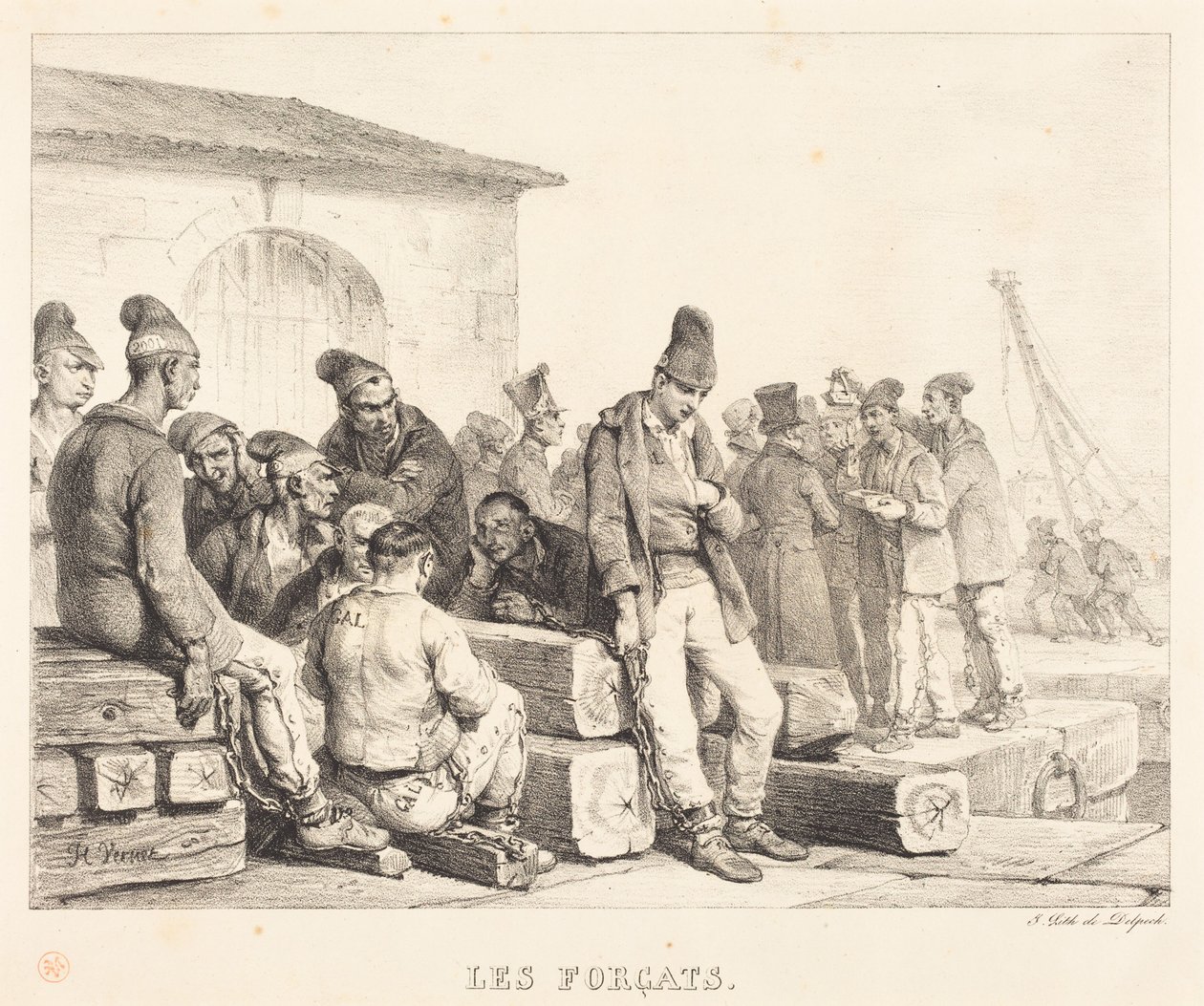 I condannati (The Convicts) da Horace Vernet