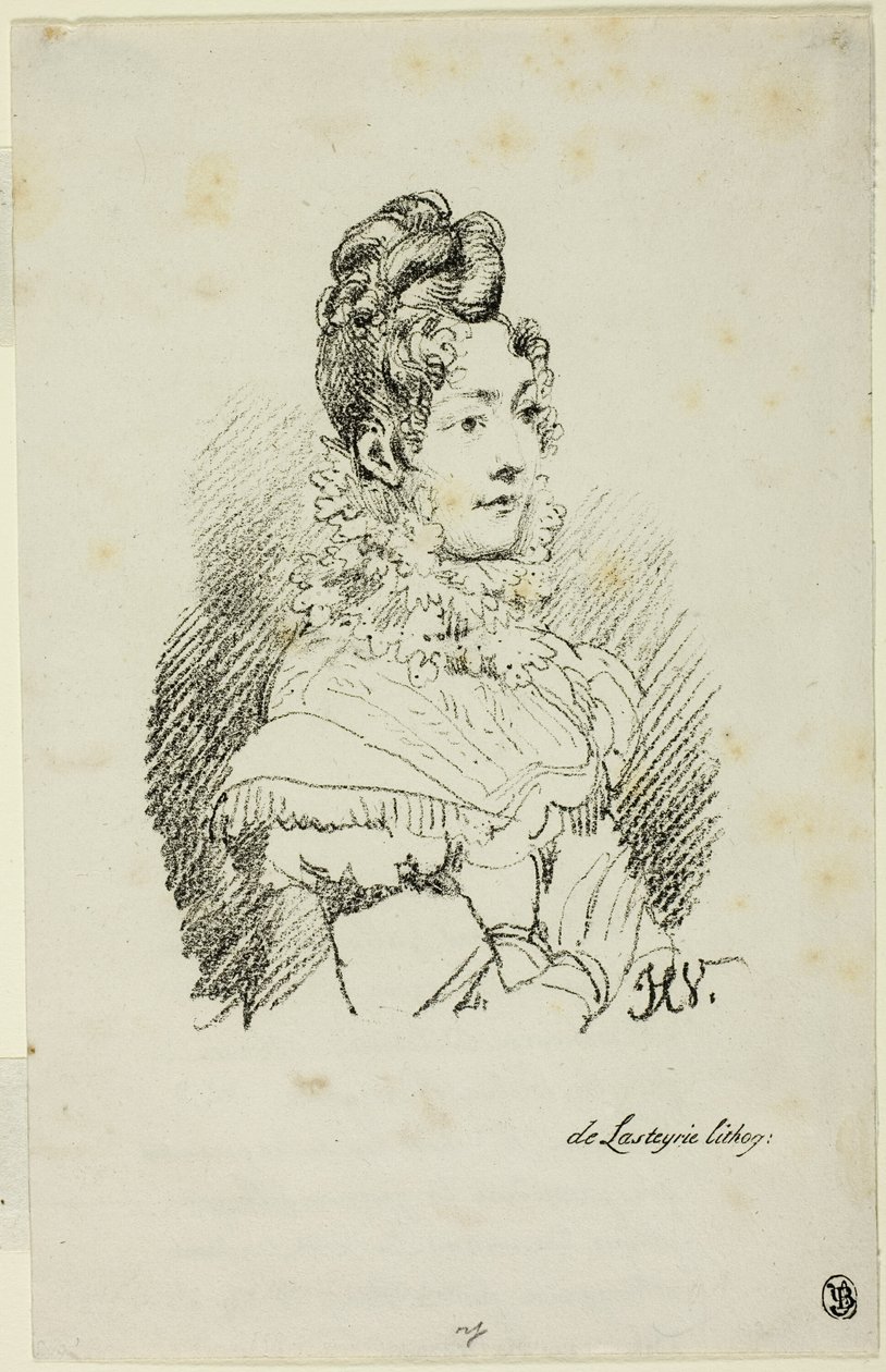 Ritratto di Madame Perregaux da Emile Jean Horace Vernet