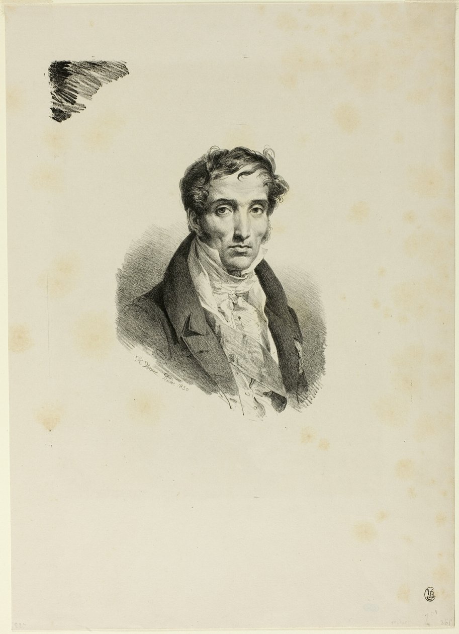 Ritratto di Pierre Guérin da Emile Jean Horace Vernet