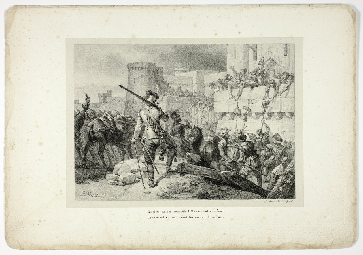 Come sono stupiti questi moribondi... da Horace Vernet