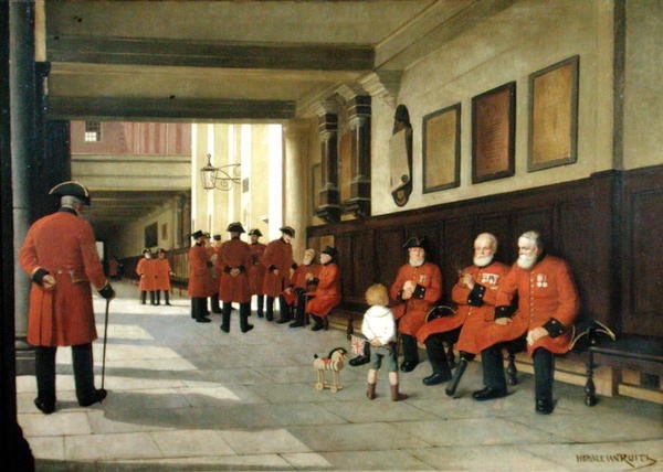 Il piccolo Peter e i pensionati di Chelsea da Horace van Ruith