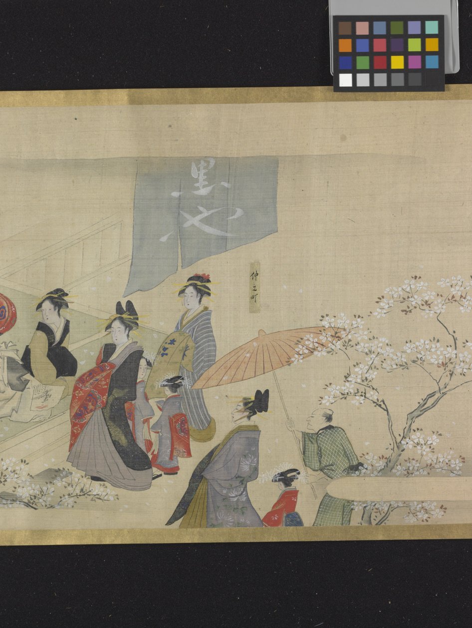 Tre dei della buona fortuna in gita di piacere da Hosoda Eishi