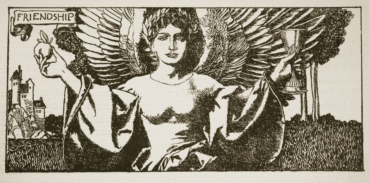 Amicizia, illustrazione da 