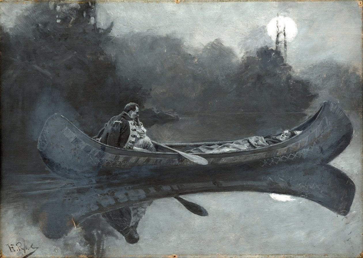 Il mio odio per lui sembrava improvvisamente aver preso il volo Un nemico ferito da Howard Pyle