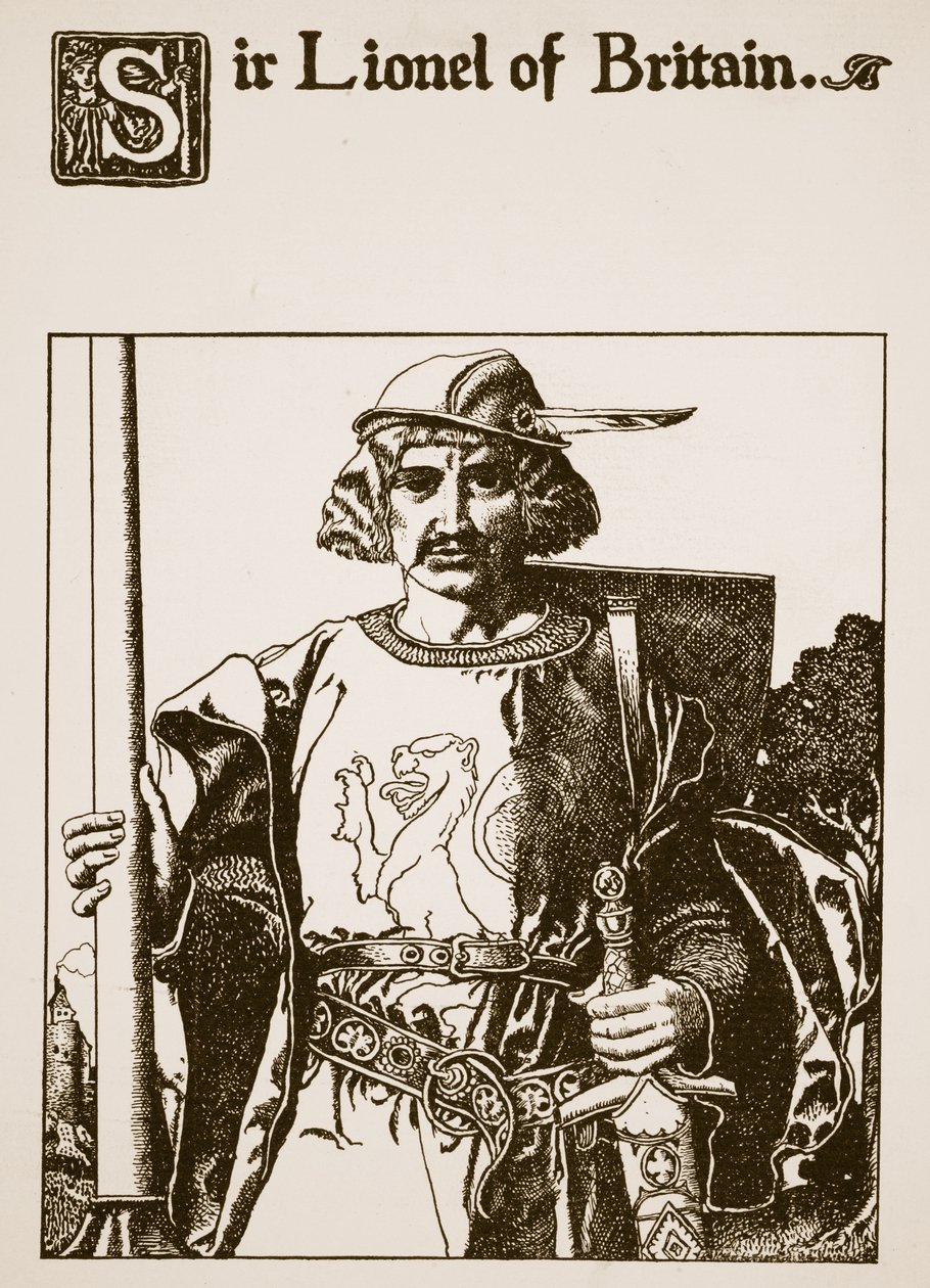 Sir Lionel di Britannia, illustrazione da 