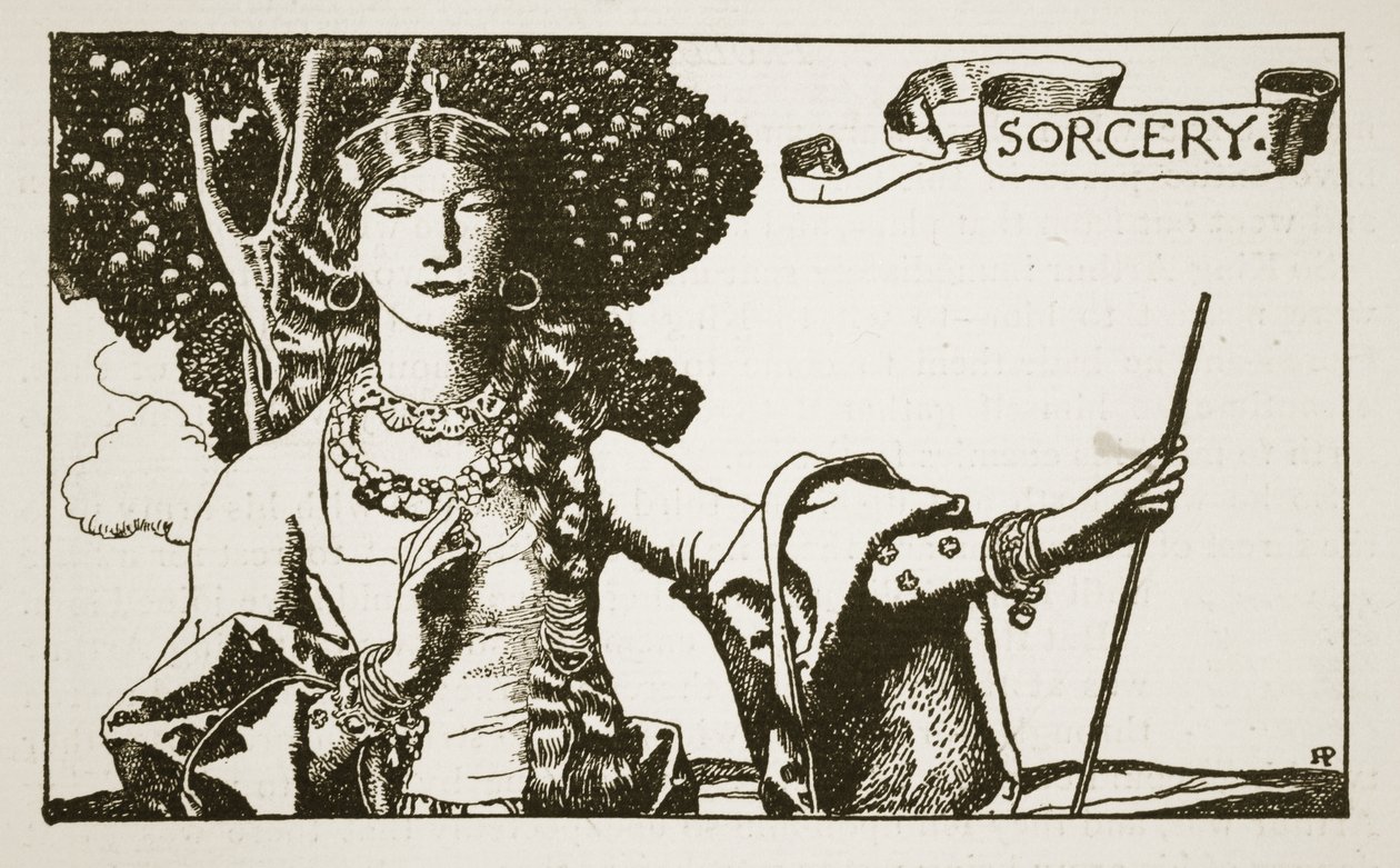 Stregoneria, illustrazione da 