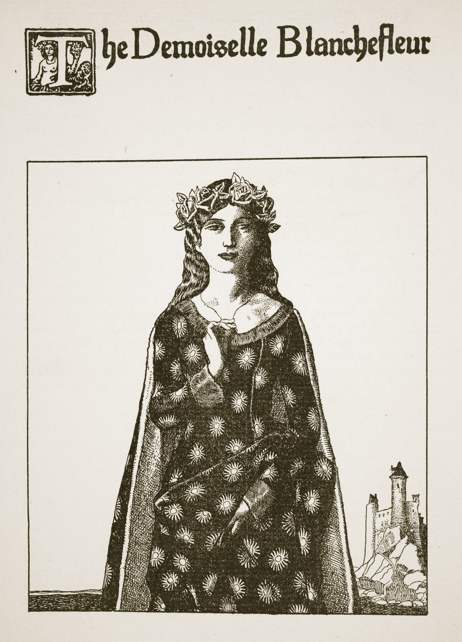 La damigella Blanchefleur, illustrazione da 