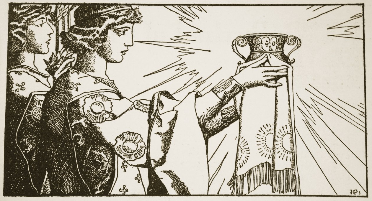 Il Graal, illustrazione da 