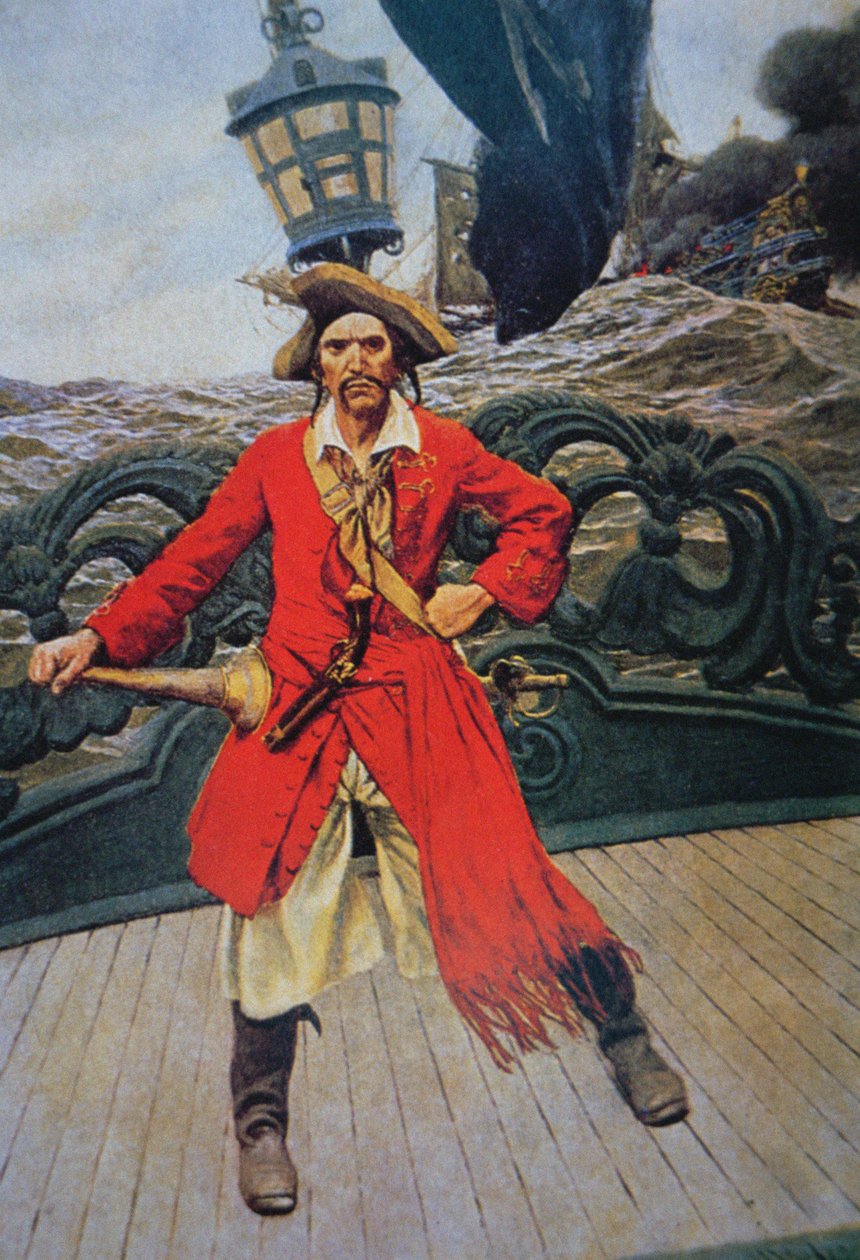 Un capo pirata da Howard (after) Pyle