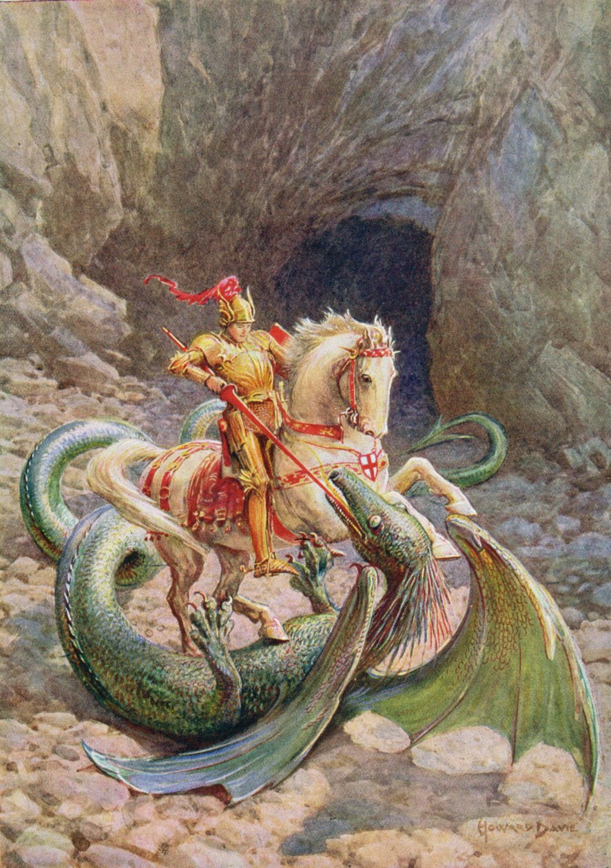 Il drago...cadde a terra morto, da 